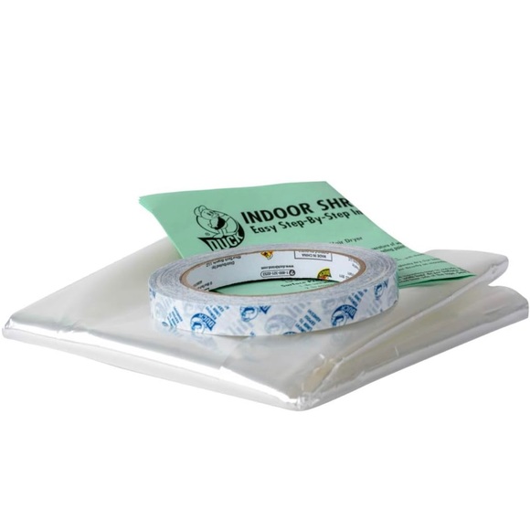 NEW 2pk Duck Window Kit Home Smart Earth Friendly Crystal Clear Insulating Film - Picture 4 of 7